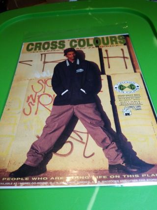 Snoop Dogg Cross Colours Ad Clipping Source Xxl Vibe 1990s Dr Dre Dogg Pound 2
