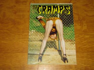 The Cramps - 1986 Official Uk A Date With Elvis Tour Programme (promo)