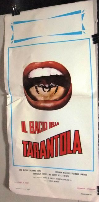 Il Bacio Della Tarantola Kiss Of The Tarantula Italian Film Locandina Poster 70s