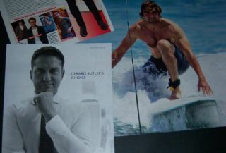 Gerard Butler 32 Pc German Clippings Full Pages