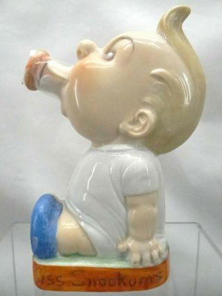 Schafer Vater German Porcelain Figural Bottle Kiss Snookums