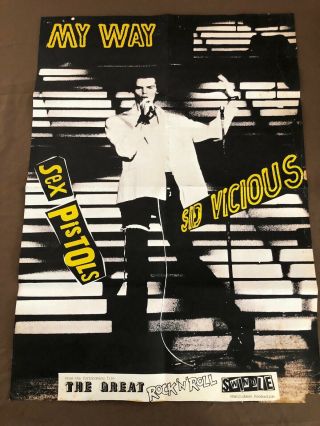 Sid Vicious My Way Poster