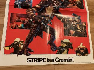 Vintage 1984 Gremlins Promo Poster 22” x 17.  5” Hi - C Gizmo Spike Coca Cola 3