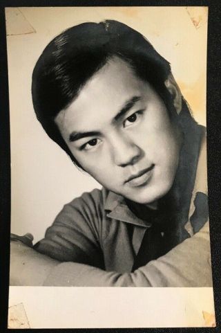 Vintage Photograph Ti Lung 狄龍 Chinese Hong Kong Taiwan Shanghai Actor