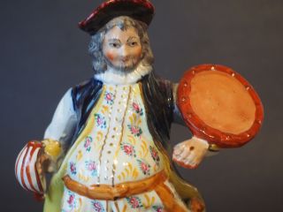 Antique Early 19th c.  Staffordshire Falstaff Figure Extremely Detail Face HP 9 