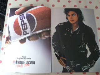 Michael Jackson Tour Programme - Bad 1988 with ticket 3