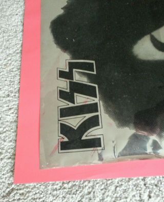 Kiss poster Mylar Gene Simmons solo 5