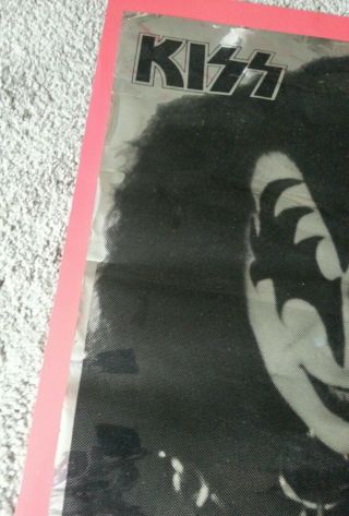 Kiss poster Mylar Gene Simmons solo 6