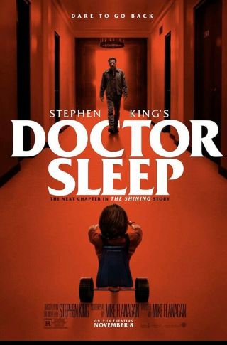 Stephen King Doctor Sleep 4 Ft X 6 Ft Double Sided Movie Bus Shelter
