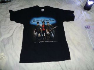 Jonas Brothers " World Tour2009 " Tee [ Small] [ Z ]