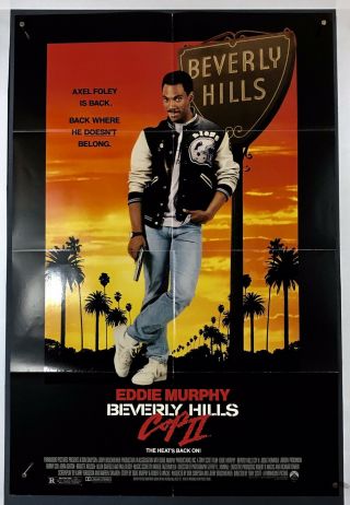 Beverly Hills Cop 2 Movie Poster (fine) 1sh 1987 27x39 3/4 Eddie Murphy 3249