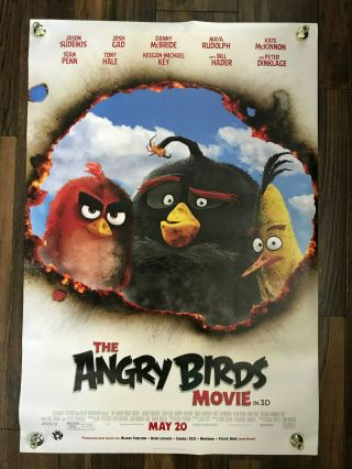 The Angry Birds Movie Film Double Sided Theatrical Poster 27x40 D/s