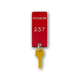 The Shining – " Room 237 " Hard Enamel " Keychain " Pin – Redrum – Kubrick