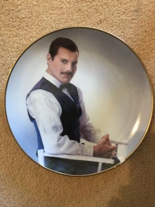 Freddie Mercury Collectors Plate Danbury