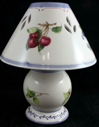 Villeroy & Boch Cottage Round Candle Lamp With Shade