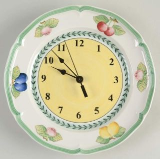 Villeroy & Boch French Garden Fleurence Clock Plate Handcrafted 3509414
