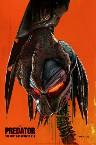 Set Of 2 The Predator 2018 D/s Movie Posters 27x40