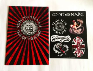 Whitesnake Year Of The Snake World Tour 2013 Japan Program Book W/sticker