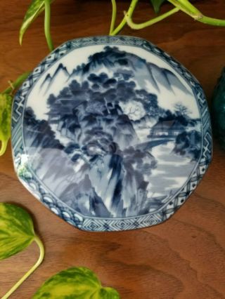 Vintage Tiffany Chinoiserie Trinket Bowl Blue And White Tiffany & Co Porcelain