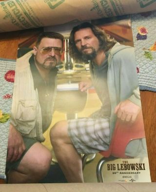 The Big Lebowski Regal Movie Theaters Limited Edition Poster Print Set 13 " X 19 "
