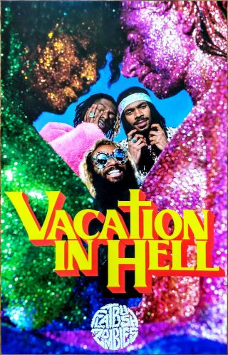 Flatbush Zombies Vacation In Hell 2018 Ltd Ed Rare Poster,  Hip Hop Poster