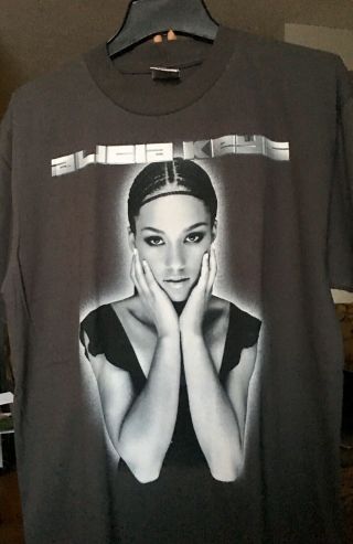 Alicia Keys Concert Tour Merch | T Shirt | 2002 Tour | Songs In A Minor