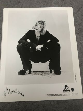 Madonna Herb Ritts 1993 Press Promo Photo Kit Plan Media Erotica