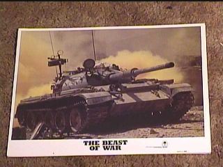 Beast Of War 1988 Lobby Card 4 Military War Armored Tank