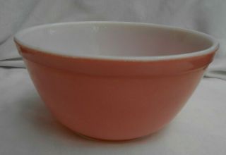Vintage Pink Pyrex Nesting Mixing Bowl 402 1 1/2 Qt.  Bubble Gum