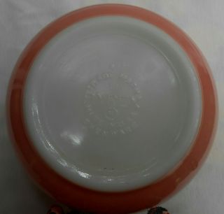Vintage Pink Pyrex Nesting Mixing Bowl 402 1 1/2 Qt.  Bubble gum 4
