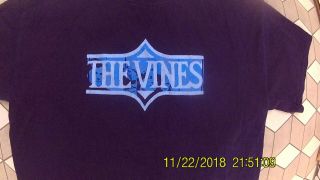 The Vines Oz Band Rare Vintage 2004 Promo T Shirt Size M You Am I Grunge Rock
