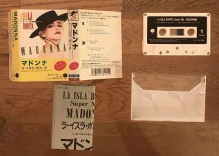 Madonna La Isla Bonita Japan Cassette 1987 No Promo Cd Dvd Madame X Blue Vinyl