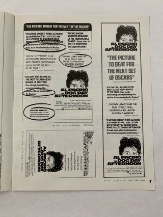 DOG DAY AFTERNOON Pressbook 1975 18 Pages 11x14 Movie Poster Art Al Pacino 1024 4