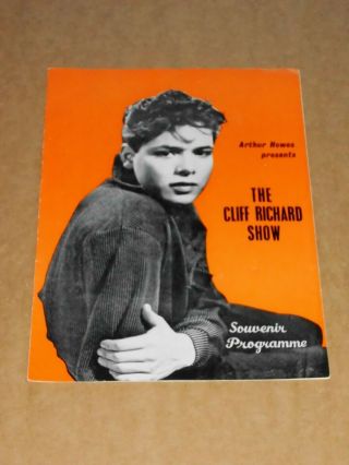 Cliff Richard & Drifters 1959 Uk Tour Programme (cherry Wainer/jackie Day)