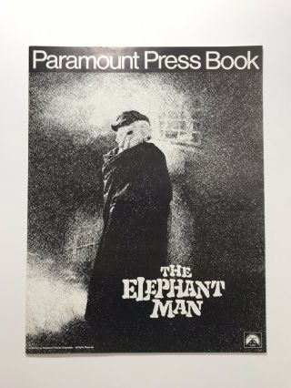 Elephant Man Pressbook 1980 20 Pages 9x11 Movie Poster Art Horror John Hurt 1125