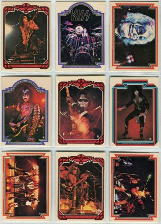 Kiss 1978 Donruss Series 1 Card Set 66 Cards Simmons Stanley Frehley Criss 3