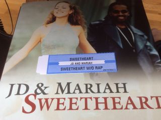 Mariah Carey - Sweetheart / Sweetheart (remix) - Usa 1998 Rare 7 " Vinyl Single.