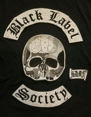 Black Label Society Official Back Patch Set