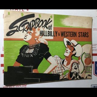 Orig 1954 Scrapbook Of Hillbilly & Western Stars - Country Western Grand Ol Opry