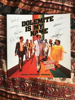 DOLEMITE IS MY NAME Special Theatrical Program 2019 2