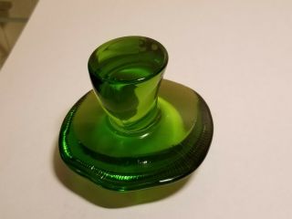 VINTAE VIKING GLASS AVOCADO GREEN MUSHROOM - MEDIUM 3