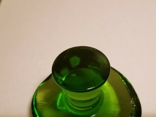 VINTAE VIKING GLASS AVOCADO GREEN MUSHROOM - MEDIUM 5