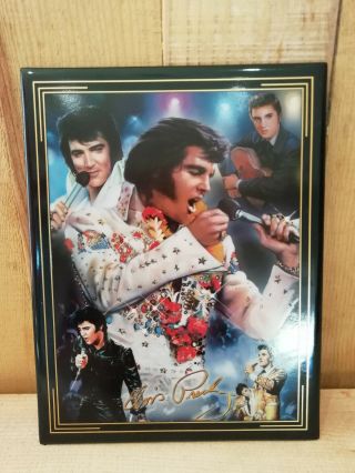 Elvis Presley Bradford Exchange Elvis For All Time Plate 22.  7 Cm X 17.  6cm