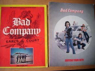 Bad Company British Tour 1979 Earsl Court Tour Programme Paul Rodgers