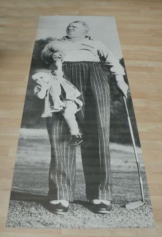 Vintage 1976 Wc Fields Life Size Poster
