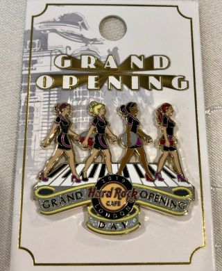 Hard Rock Cafe London Picadilly Circus Grand Opening Pin 2019 Sexy Girl Beatles