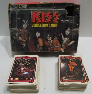 1978 Donruss Kiss Cards 140 Cards With Display Box