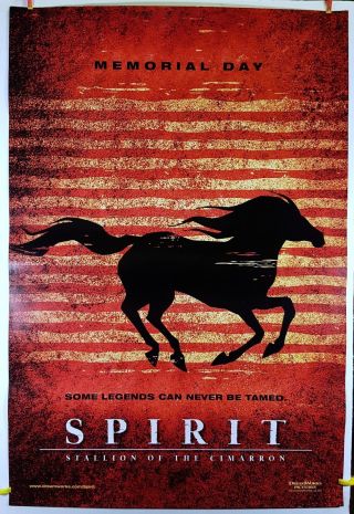 Spirit: Stallion Of The Cimarron 2002 Movie Poster 27x40 Double - Sided