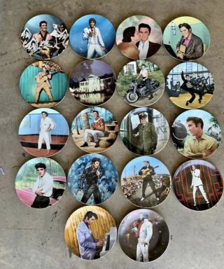 18 Elvis Presley Plates