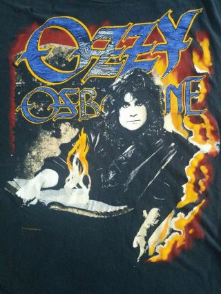 Ozzy Osbourne 1988 No Rest For The Wicked Tour Shirt Not A Reprint True.